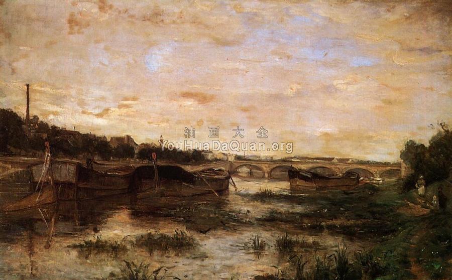 The Seine below the Pont de Lena - 贝尔特·摩里索特